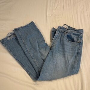 Abercrombie & Fitch ankle Straight ultra high rise Jeans
